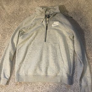 Heather Gray Women’s S Nike Quarter-zip Pullover